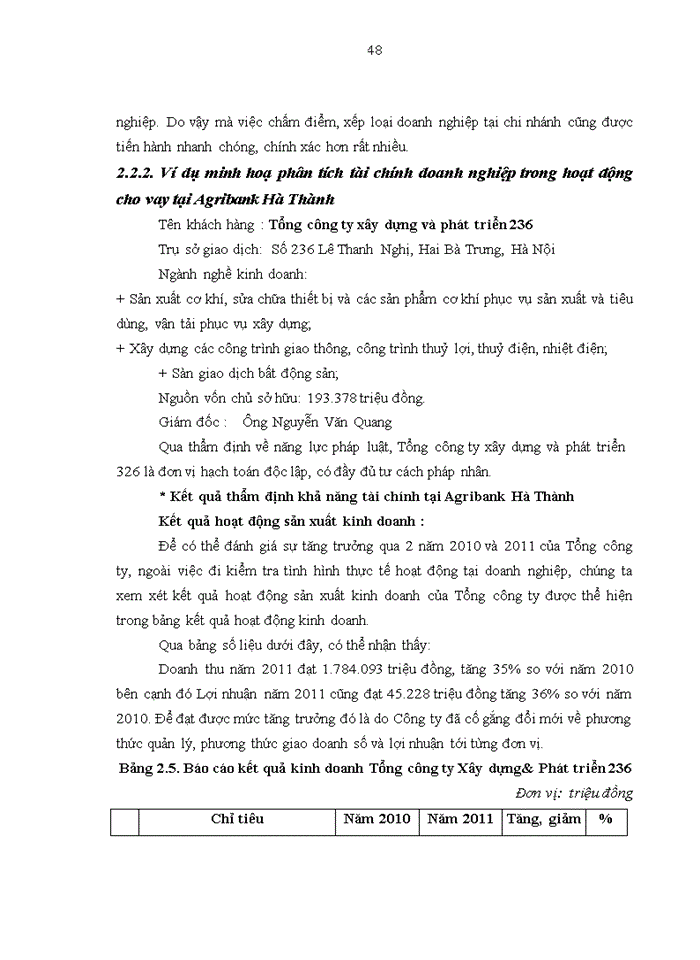 image for page Nâng cao chất lượng phân tích tài chính doanh nghiệp trong hoạt động cho vay tại ngân hàng Nông nghiệp và Phát triển Nông thôn Việt Nam chi nhánh Hà Thành