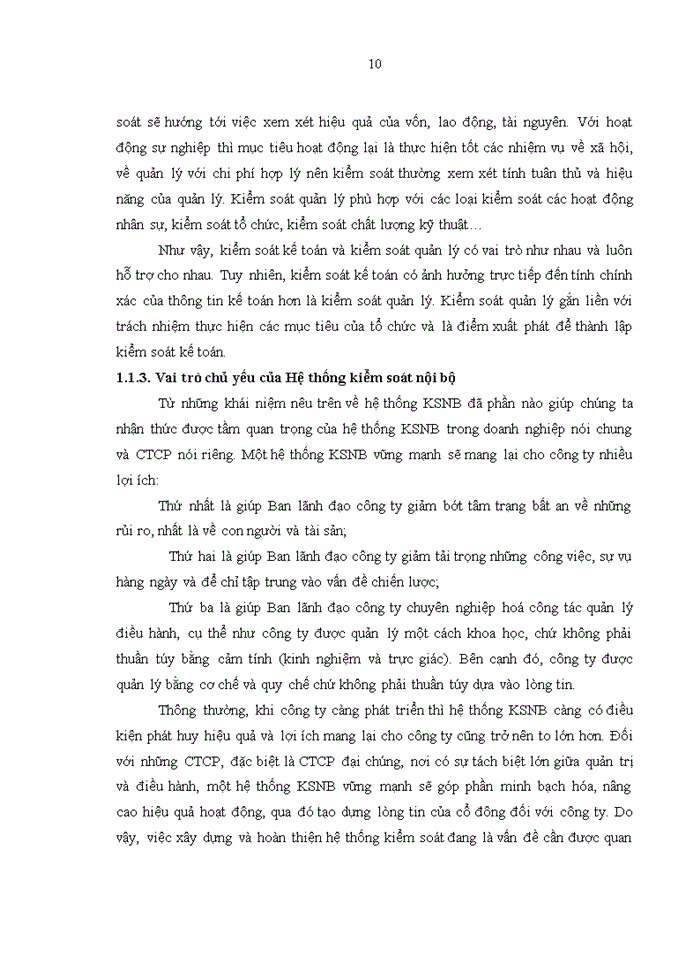 image for page Hoàn thiện hệ thống kiểm soát nội bộ trong công ty cổ phần trên địa bàn Thành phố Hà Nội