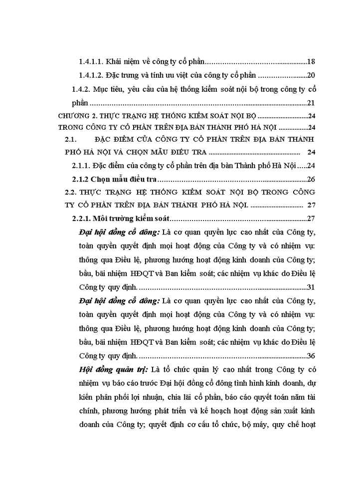 image for page Hoàn thiện hệ thống kiểm soát nội bộ trong công ty cổ phần trên địa bàn Thành phố Hà Nội