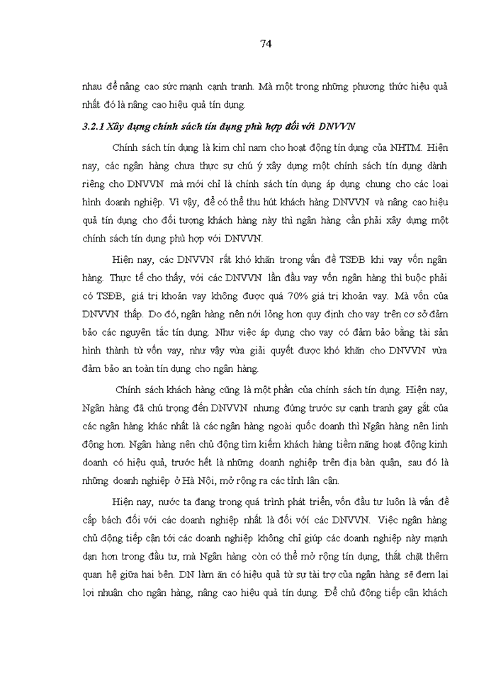 image for page Nâng cao hiệu quả tín dụng đối với các doanh nghiệp nhỏ và vừa của Ngân hàng thương mại cổ phần Á Châu tại Hà Nội