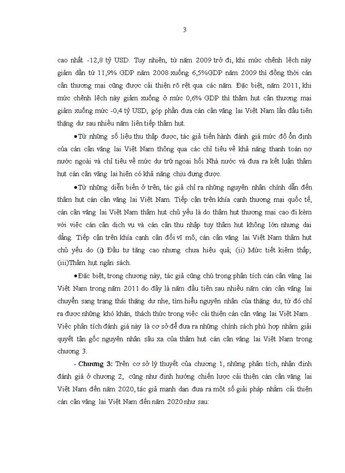 image for page Cải thiện cán cân vãng lai việt nam đến năm 2020