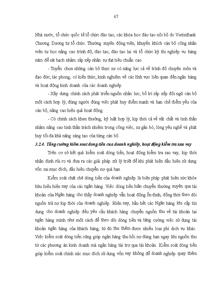 image for page Nâng cao chất lượng tín dụng đối với Khách hàng doanh nghiệp tại Ngân hàng Thương mại cổ phần Công thương Việt Nam – Chi nhánh Chương Dương