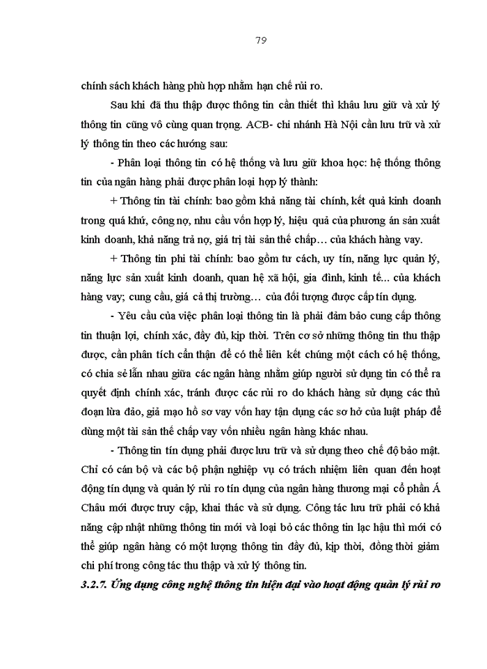 image for page Giải pháp nâng cao chất lượng quản lý rủi ro tín dụng tại ngân hàng thương mại cổ phần Á Châu- chi nhánh Hà Nội
