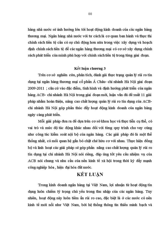 image for page Giải pháp nâng cao chất lượng quản lý rủi ro tín dụng tại ngân hàng thương mại cổ phần Á Châu- chi nhánh Hà Nội