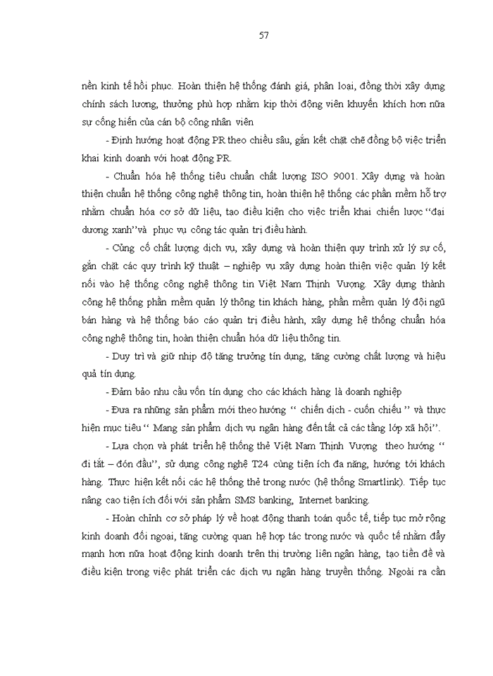 image for page Nâng cao hiệu quả cho vay tại ngân hàng TMCP Việt Nam Thịnh Vượng - Chi nhánh Hà Nội