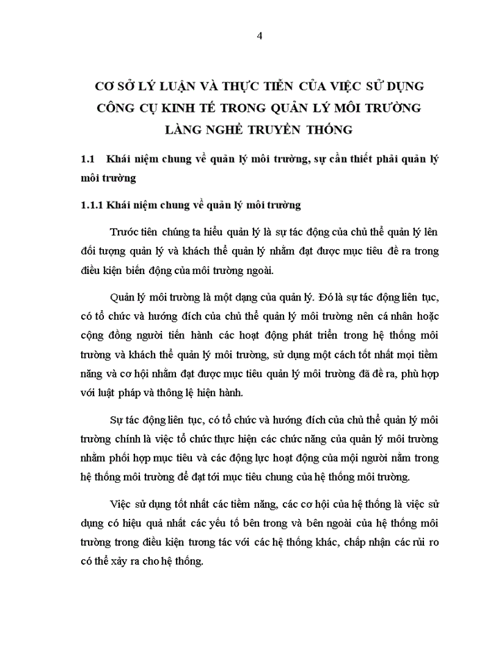 image for page Nghiên cứu và đề xuất các giải pháp nhằm tăng cường sử dụng công cụ kinh tế trong bảo vệ môi trường làng nghề truyền thống