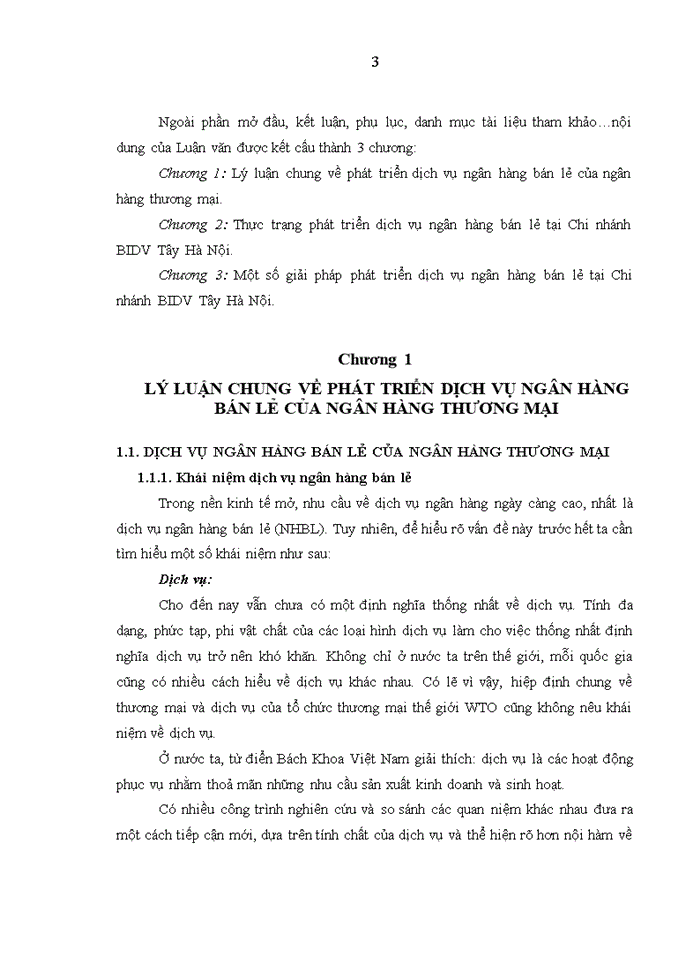 image for page Phát triển dịch vụ ngân hàng bán lẻ tại Ngân hàng TMCP Đầu tư và phát triển Việt Nam Chi nhánh Tây Hà Nội