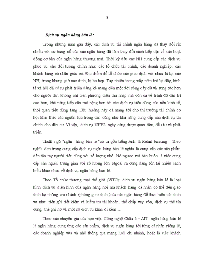 image for page Phát triển dịch vụ ngân hàng bán lẻ tại Ngân hàng TMCP Đầu tư và phát triển Việt Nam Chi nhánh Tây Hà Nội