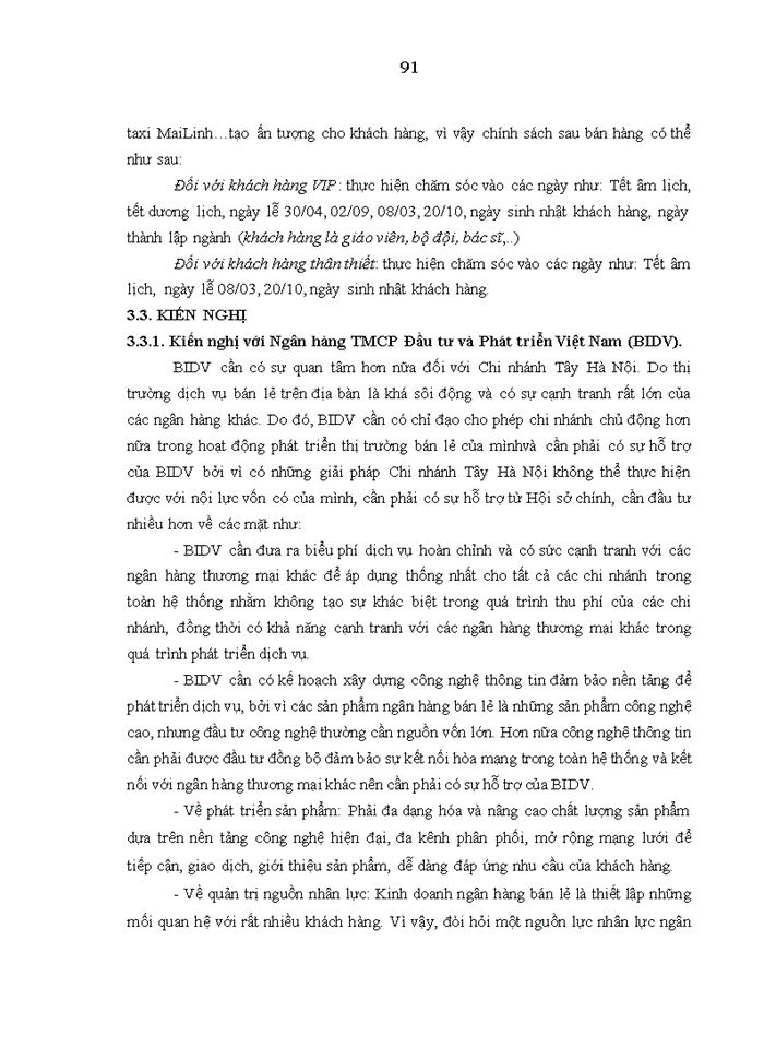 image for page Phát triển dịch vụ ngân hàng bán lẻ tại Ngân hàng TMCP Đầu tư và phát triển Việt Nam Chi nhánh Tây Hà Nội
