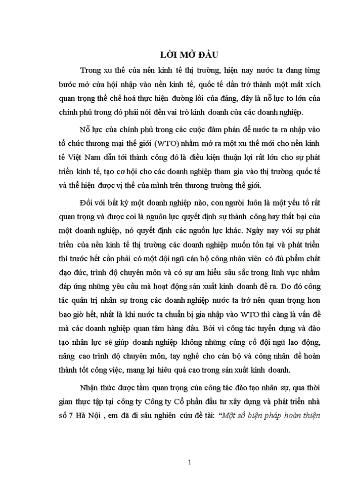 image for page Một số biện pháp hoàn thiện công tác đào tạo nhân lực tại Công ty Cổ phần đầu tư xây dựng và phát triển nhà số 7 Hà Nội