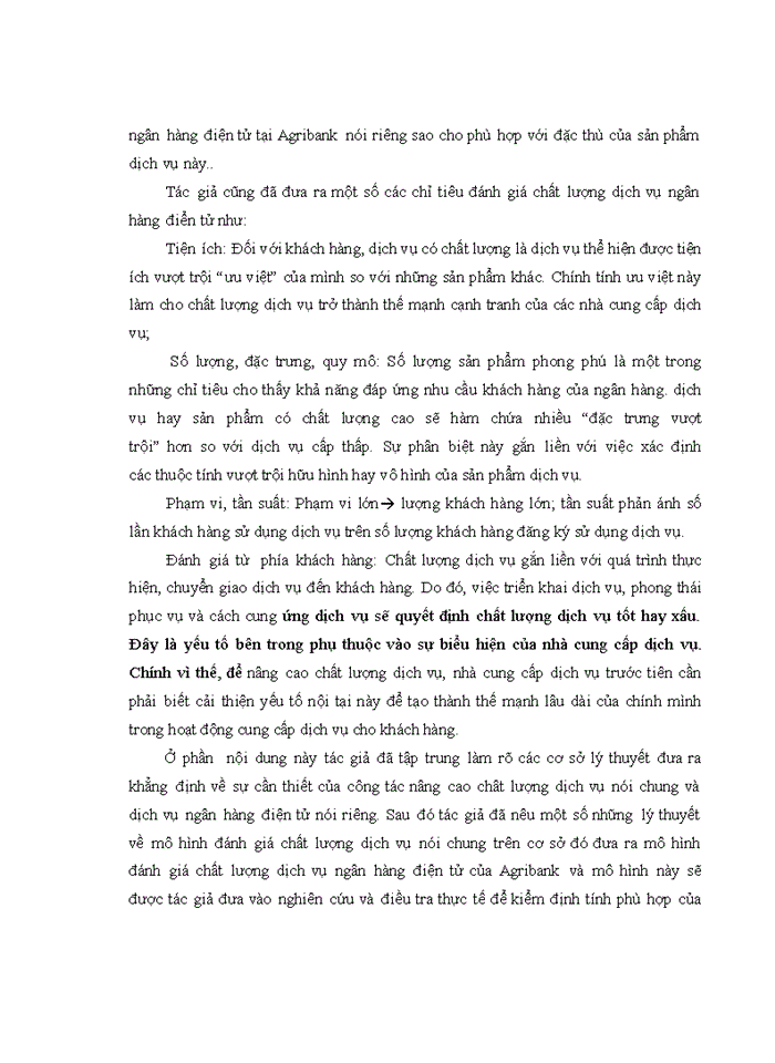 image for page Nâng cao chất lượng dịch vụ ngân hàng điện tử tại AGRIBANK