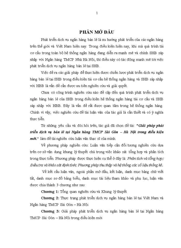 image for page Giải pháp phát triển dịch vụ bán lẻ tại Ngân hàng TMCP Sài Gòn – Hà Nội trong điều kiện mới