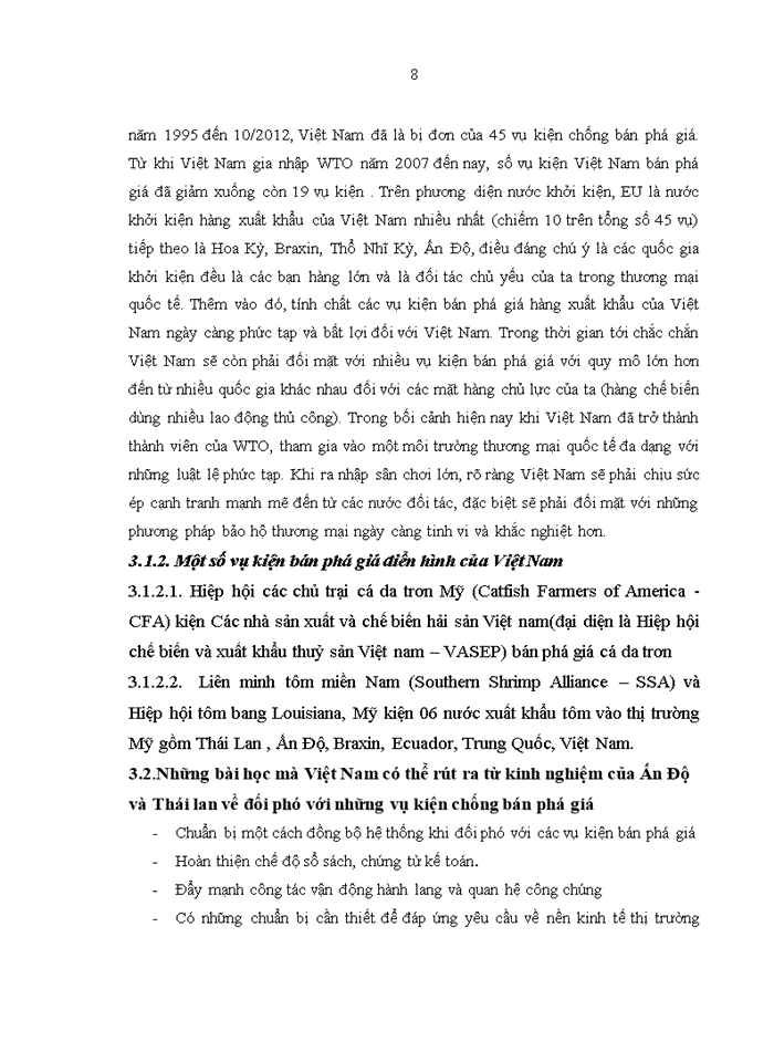 image for page Kinh nghiệm đối phó với các vụ kiện bán phá giá của Ấn Độ, Thái Lan và bài học cho Việt Nam