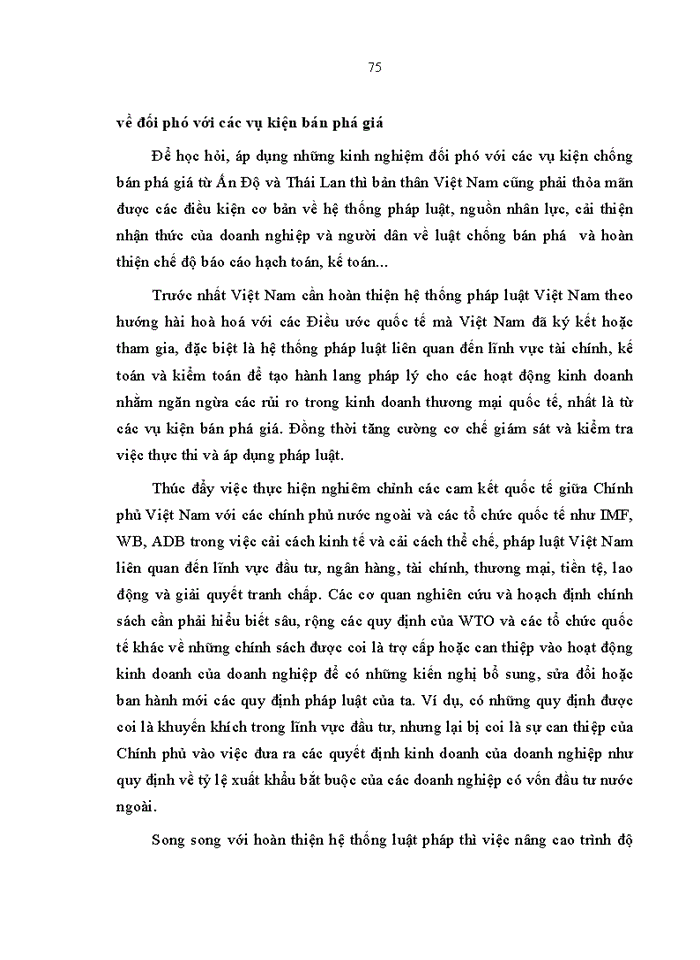 image for page Kinh nghiệm đối phó với các vụ kiện bán phá giá của Ấn Độ, Thái Lan và bài học cho Việt Nam
