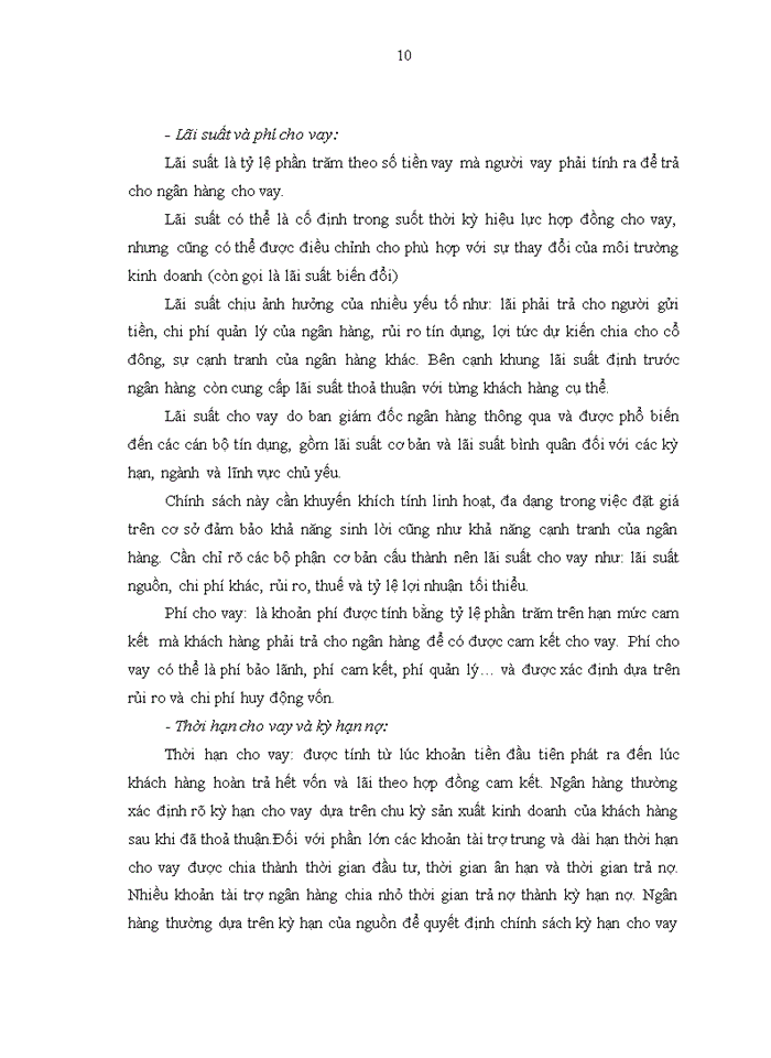 image for page Nâng cao hiệu quả cho vay tại ngân hàng TMCP Việt Nam Thịnh Vượng - Chi nhánh Hà Nội