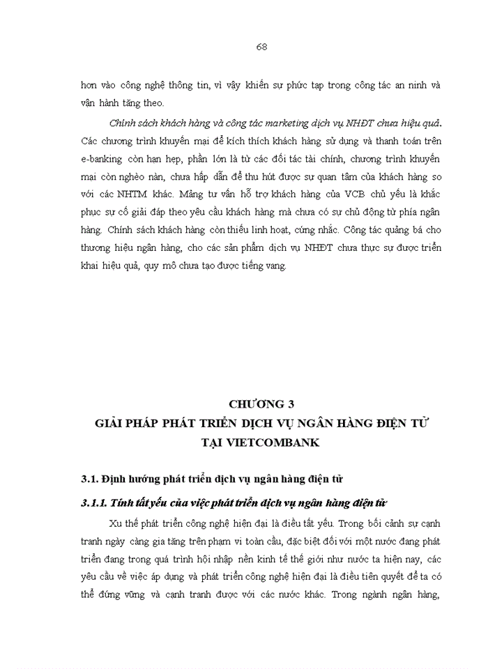 image for page Phát triển dịch vụ ngân hàng điện tử tại Ngân hàng thương mại cổ phần Ngoại Thương Việt Nam