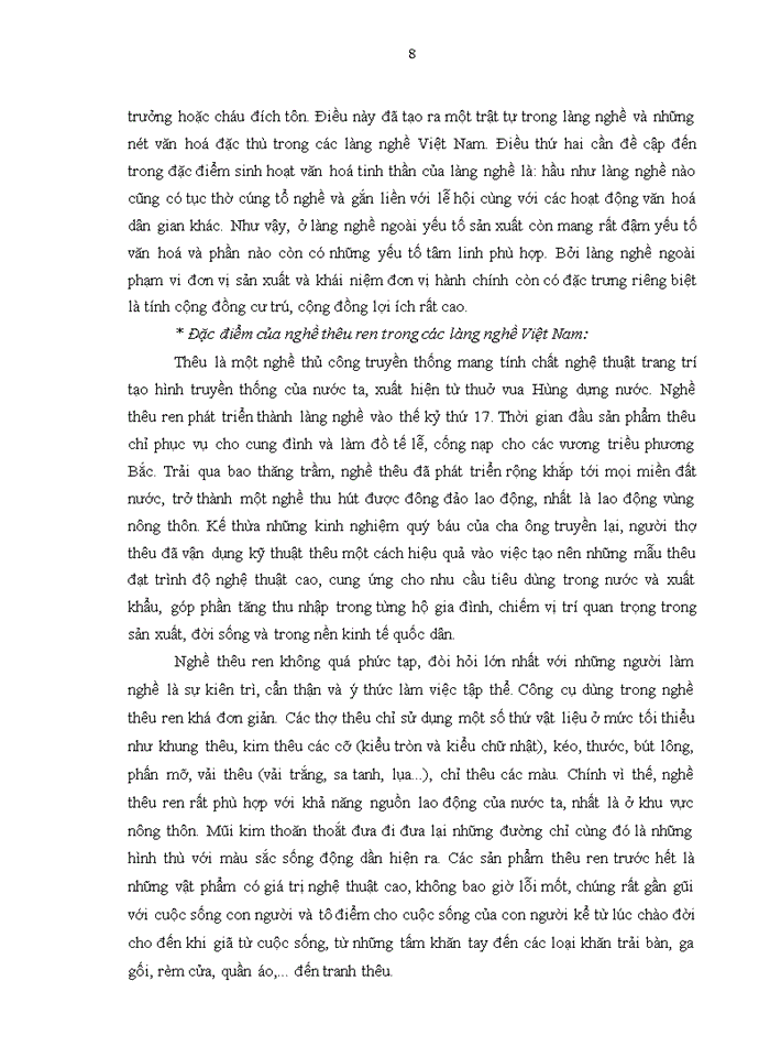 image for page Phát triển các làng nghề thêu ren trên địa bàn xã Thanh Hà - huyện Thanh Liêm - tỉnh Hà Nam