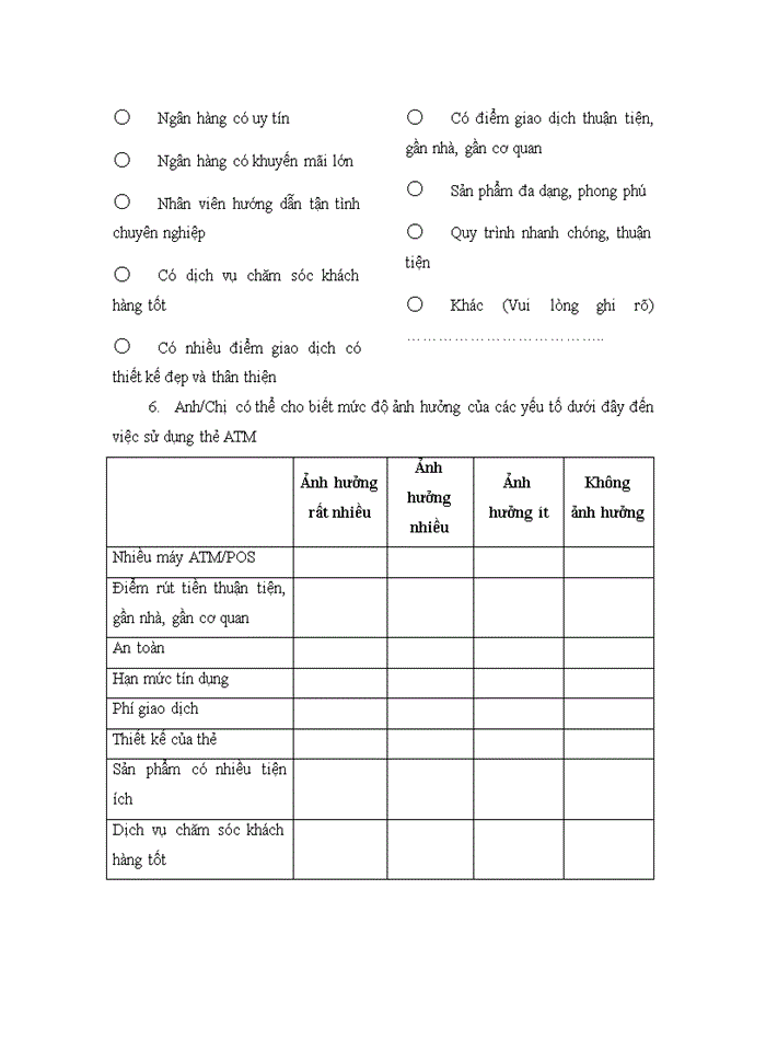 image for page các nhân tố ảnh hưởng tới hành vi sử dụng dịch vụ thẻ atm của ngân hàng nông nghiệp và phát triển nông thôn việt nam - agribank