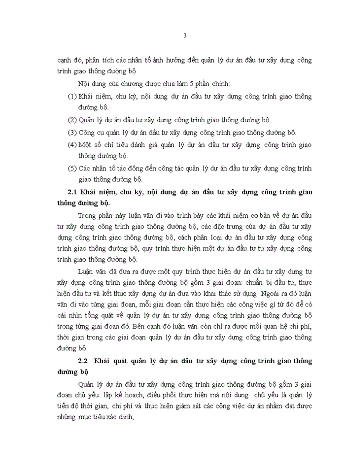 image for page Hoàn thiện công tác quản lý dự án xây dựng công trình giao thông đường bộ tại BQLDA Hạ tầng Tả Ngạn