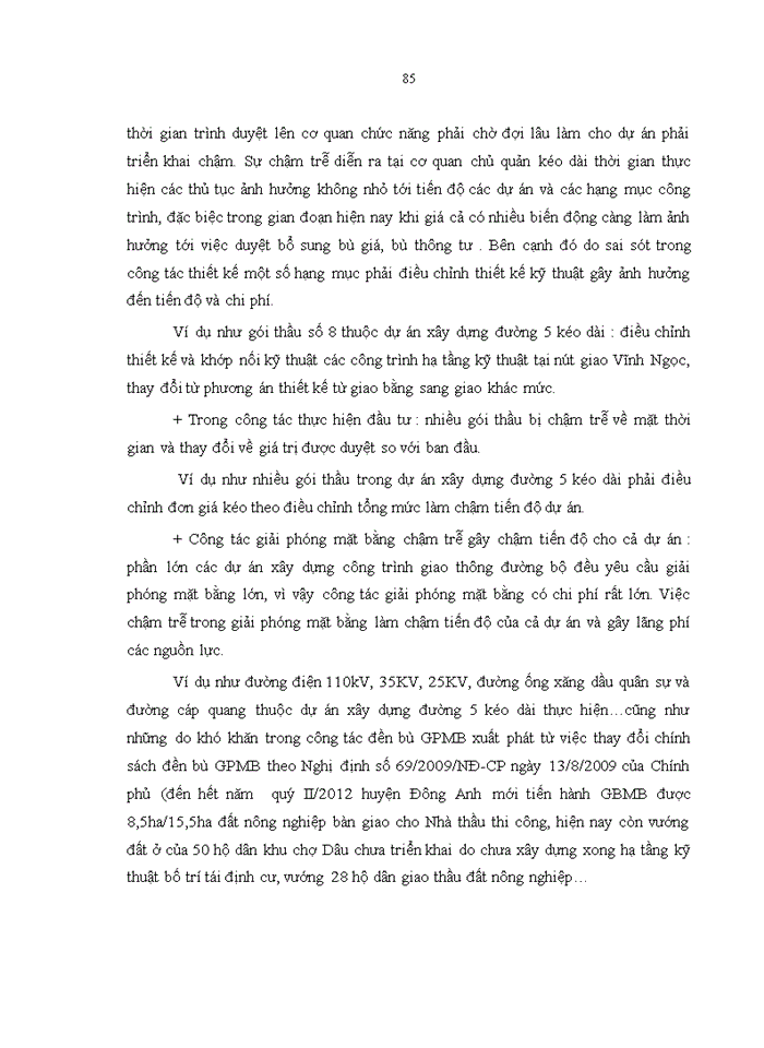 image for page Hoàn thiện công tác quản lý dự án xây dựng công trình giao thông đường bộ tại BQLDA Hạ tầng Tả Ngạn