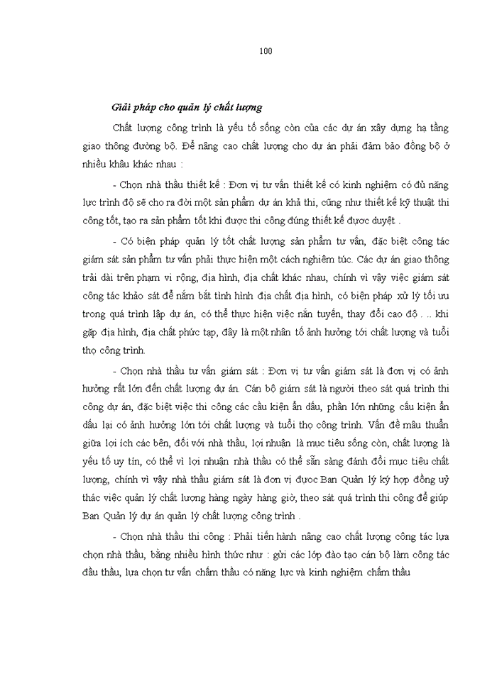 image for page Hoàn thiện công tác quản lý dự án xây dựng công trình giao thông đường bộ tại BQLDA Hạ tầng Tả Ngạn