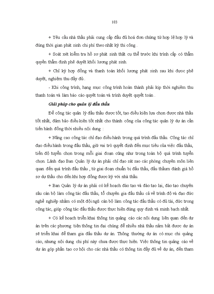 image for page Hoàn thiện công tác quản lý dự án xây dựng công trình giao thông đường bộ tại BQLDA Hạ tầng Tả Ngạn