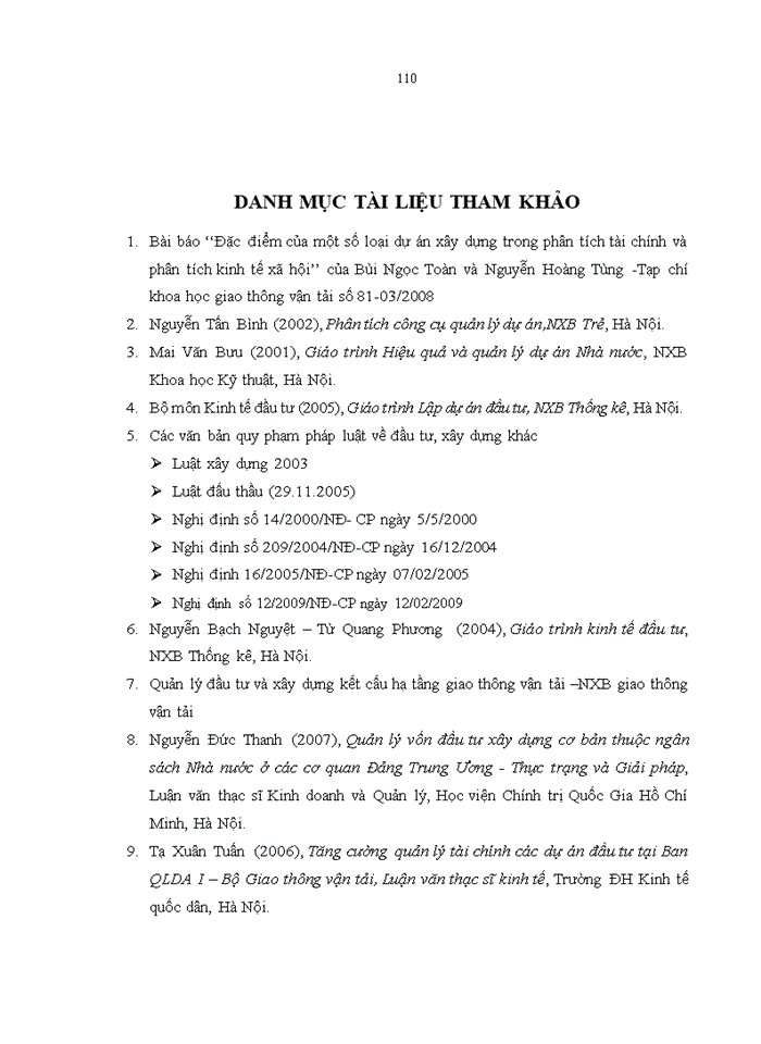 image for page Hoàn thiện công tác quản lý dự án xây dựng công trình giao thông đường bộ tại BQLDA Hạ tầng Tả Ngạn