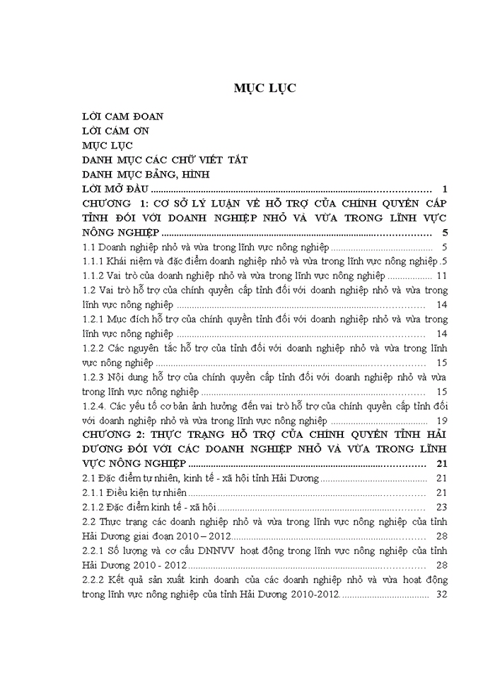 image for page Giải pháp hỗ trợ của chính quyền tỉnh hải dương đối với các doanh nghiệp nhỏ và vừa trong lĩnh vực nông nghiệp