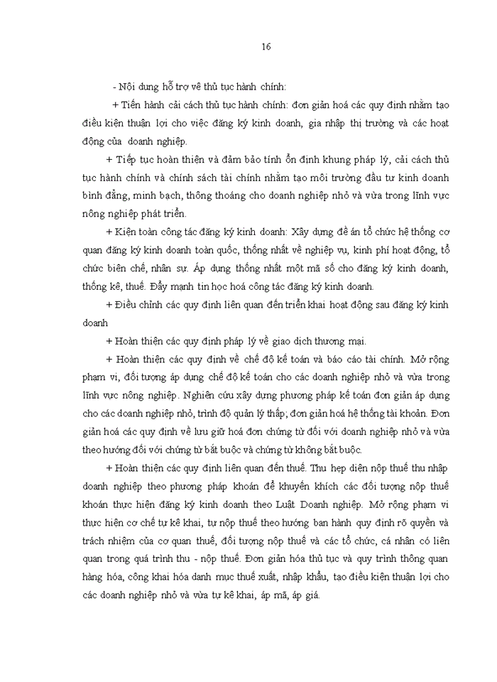 image for page Giải pháp hỗ trợ của chính quyền tỉnh hải dương đối với các doanh nghiệp nhỏ và vừa trong lĩnh vực nông nghiệp
