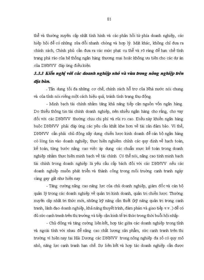 image for page Giải pháp hỗ trợ của chính quyền tỉnh hải dương đối với các doanh nghiệp nhỏ và vừa trong lĩnh vực nông nghiệp