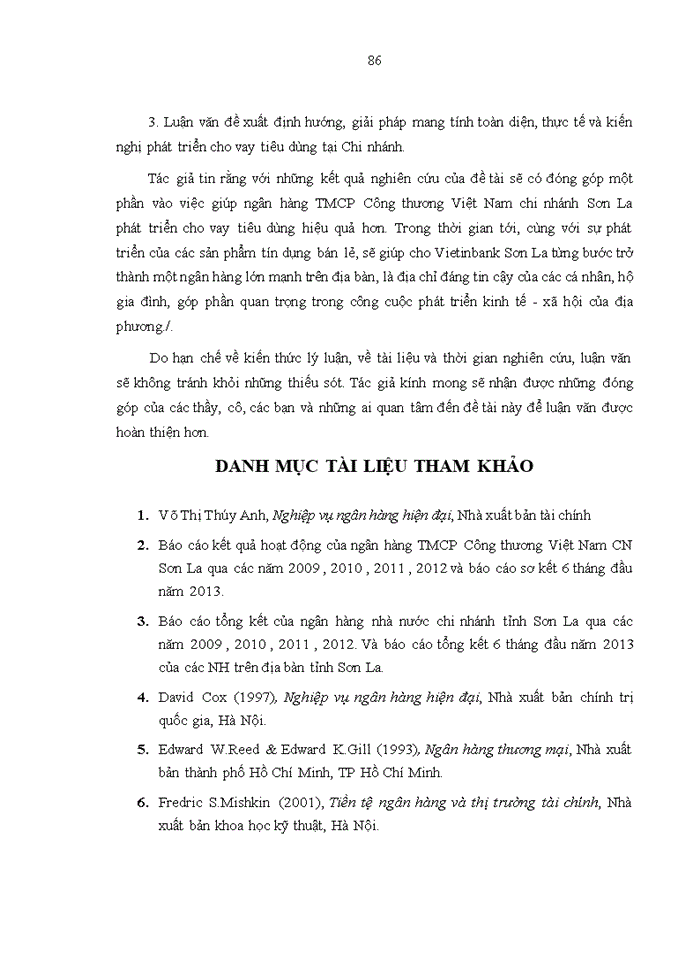 image for page Giải pháp phát triển cho vay tiêu dùng tại ngân hàng tmcp công thương việt nam chi nhánh sơn la