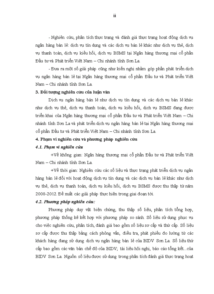 image for page Phát triển dịch vụ ngân hàng bán lẻ tại ngân hàng thương mại cổ phần đầu tư và phát triển việt nam - chi nhánh tỉnh sơn la