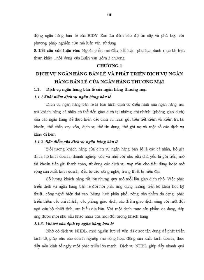 image for page Phát triển dịch vụ ngân hàng bán lẻ tại ngân hàng thương mại cổ phần đầu tư và phát triển việt nam - chi nhánh tỉnh sơn la