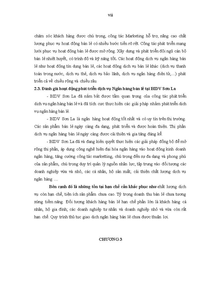 image for page Phát triển dịch vụ ngân hàng bán lẻ tại ngân hàng thương mại cổ phần đầu tư và phát triển việt nam - chi nhánh tỉnh sơn la