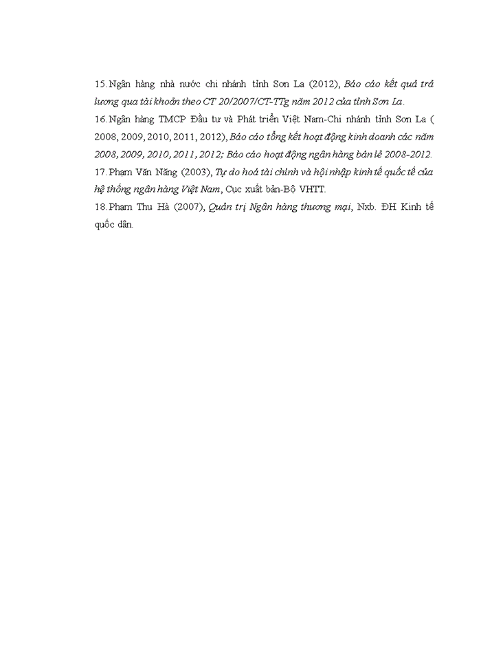 image for page Phát triển dịch vụ ngân hàng bán lẻ tại ngân hàng thương mại cổ phần đầu tư và phát triển việt nam - chi nhánh tỉnh sơn la