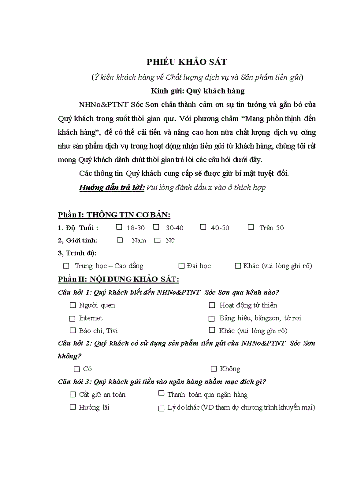 image for page Giải pháp nâng cao hiệu quả huy động vốn tại ngân hàng nông nghiệp và phát triển nông thôn sóc sơn