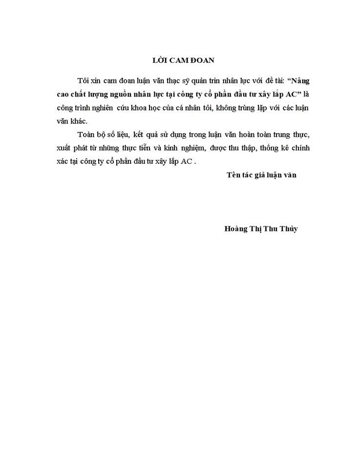 image for page Nâng cao chất lượng nguồn nhân lực tại công ty cổ phần đầu tư xây lắp AC