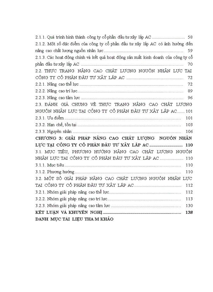 image for page Nâng cao chất lượng nguồn nhân lực tại công ty cổ phần đầu tư xây lắp AC
