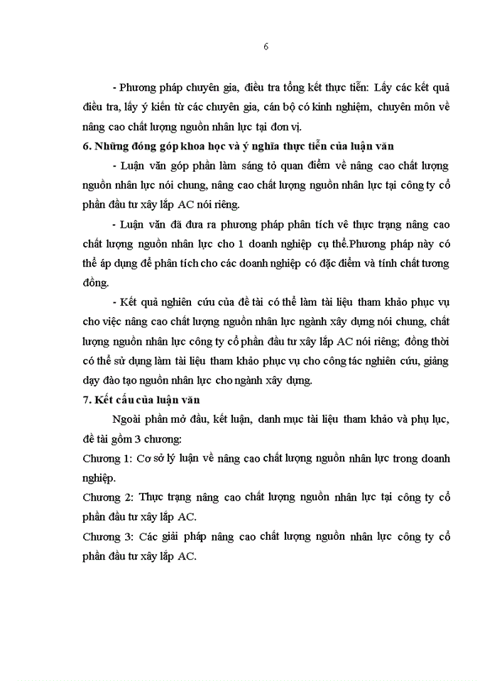 image for page Nâng cao chất lượng nguồn nhân lực tại công ty cổ phần đầu tư xây lắp AC