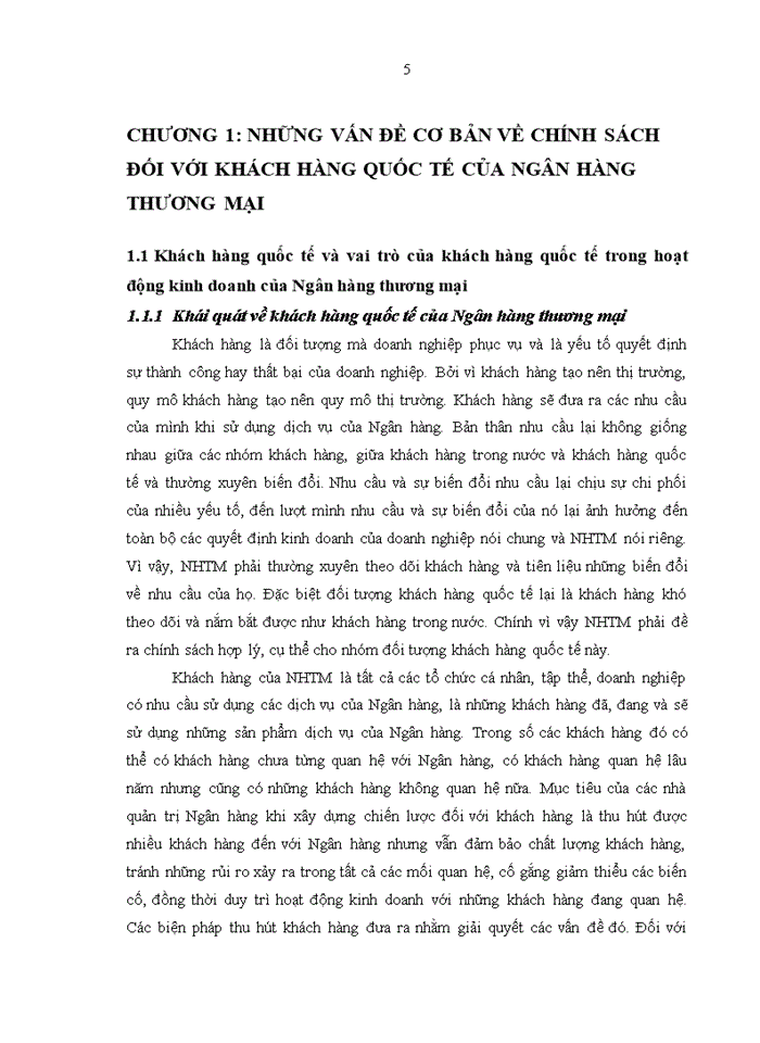 image for page Hoàn thiện chính sách đối với khách hàng quốc tế của Ngân hàng Thương Mại Cổ Phần Ngoại thương Việt Nam