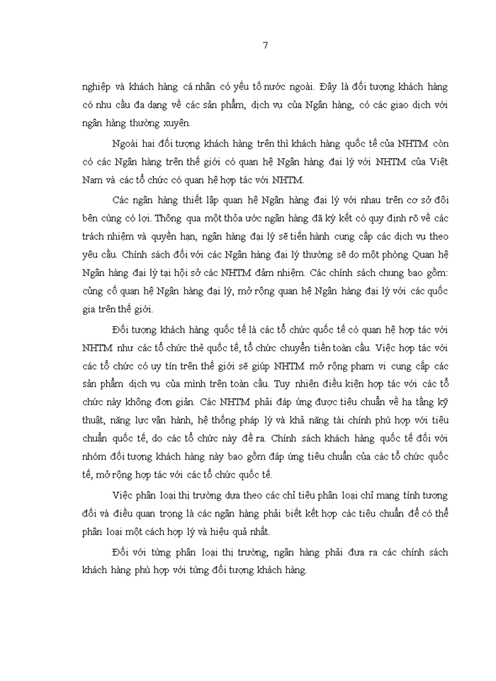 image for page Hoàn thiện chính sách đối với khách hàng quốc tế của Ngân hàng Thương Mại Cổ Phần Ngoại thương Việt Nam