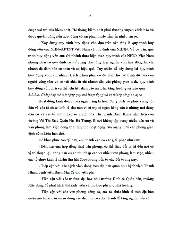 image for page Giải pháp nâng cao hiệu quả huy động vốn tại chi nhánh NHNo&PTNT bách khoa