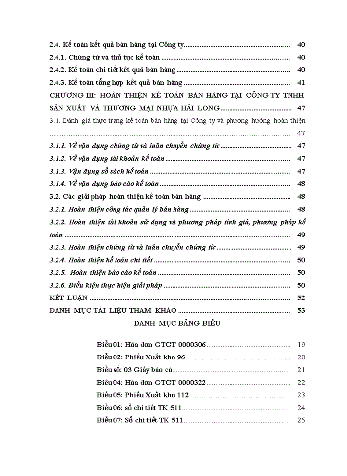 image for page Kế toán bán hàng tại Công ty TNHH sản xuất và thương mại Nhựa Hải Long