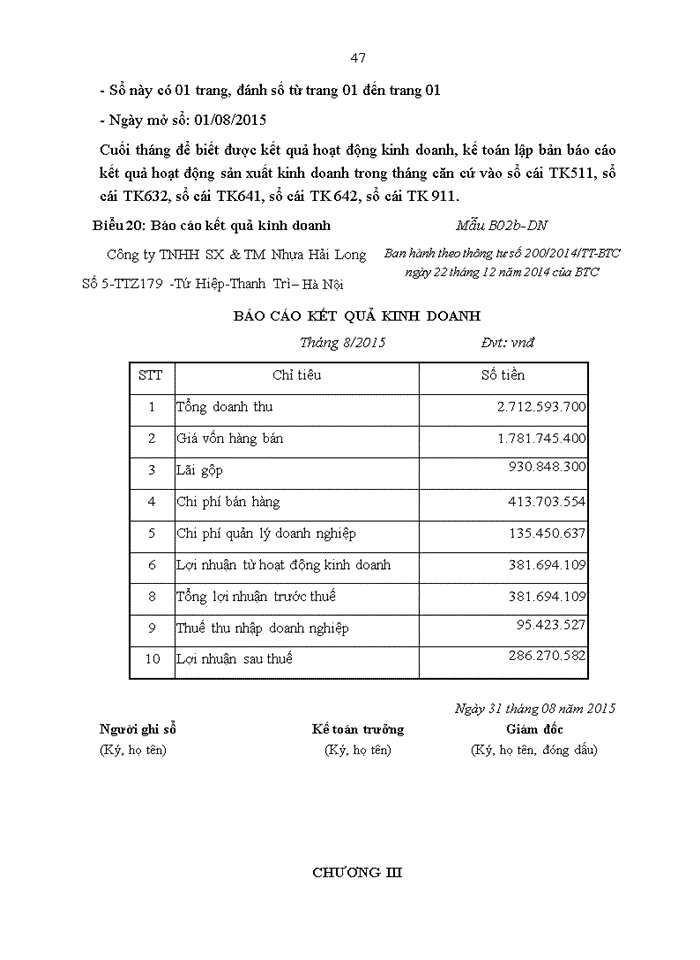 image for page Kế toán bán hàng tại Công ty TNHH sản xuất và thương mại Nhựa Hải Long