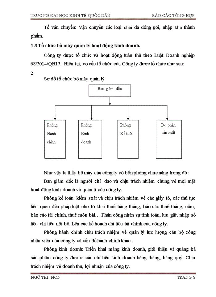 image for page Tổ chức bộ máy kế toán và hệ thống sổ kế toán tại công ty tnhh sản xuất và thương mại việt hoa.