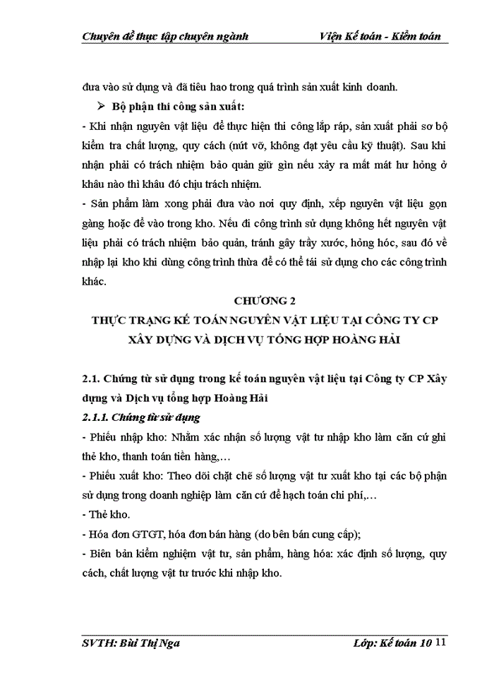 image for page Kế toán nguyên vật liệu tại công ty cp xây dựng và dịch vụ tổng hợp hoàng hải