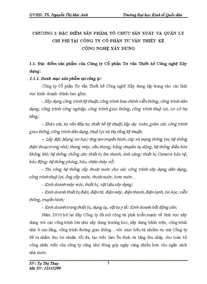 image for page Kế toán tập hợp chi phí sản xuất và tính giá thành sản phẩm tại Công ty Cổ phần Tư vấn Thiết kế Công nghệ Xây dựng