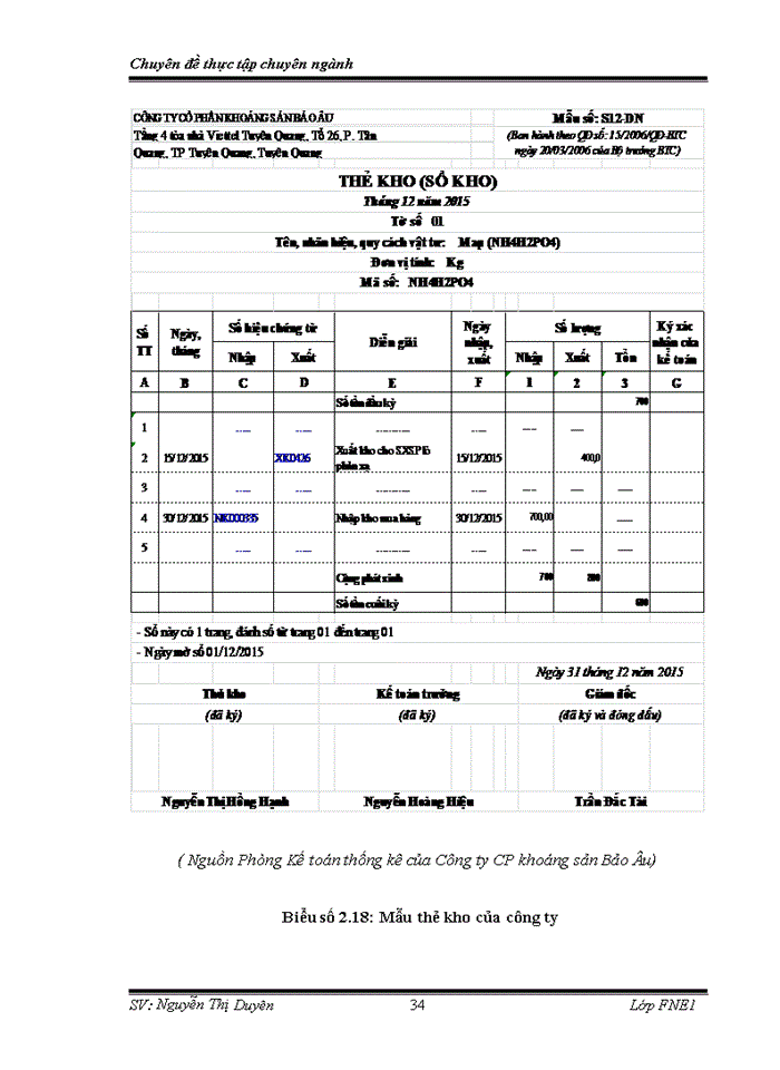image for page Hoàn thiện kế toán nguyên vật liệu tại công ty cổ phần khoáng sản bảo âu