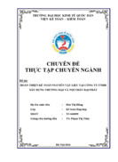 Hoàn thiện kế toán nguyên vật liệu tại công ty tnhh xây dựng thương mại và nội thất đại phát