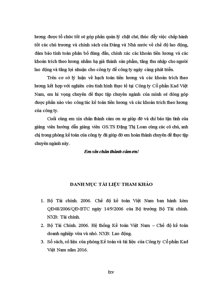 image for page Hoàn thiện kế toán tiền lương và các khoản trích theo lương tại công ty cổ phần kad việt nam